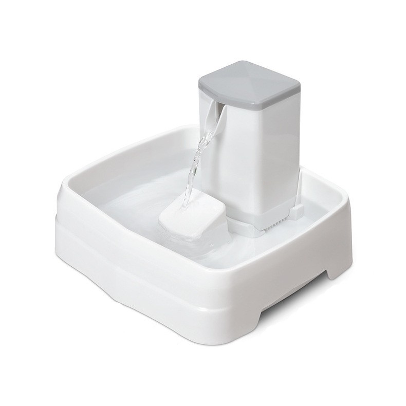 Smart Pet Water Fountain with Stainless Steel Bowl & Multi-Stage Filtration